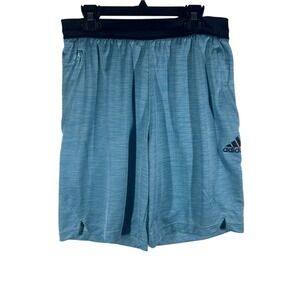 Adidas Aeroready Blue Athletic Shorts Basketball Youth Size Small NEW